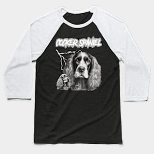 Chocolate Lab Heavy Metal Dog Lover Baseball T-Shirt